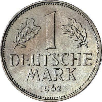 Obverse 1 Mark 1962 D -  Coin Value - Germany, FRG