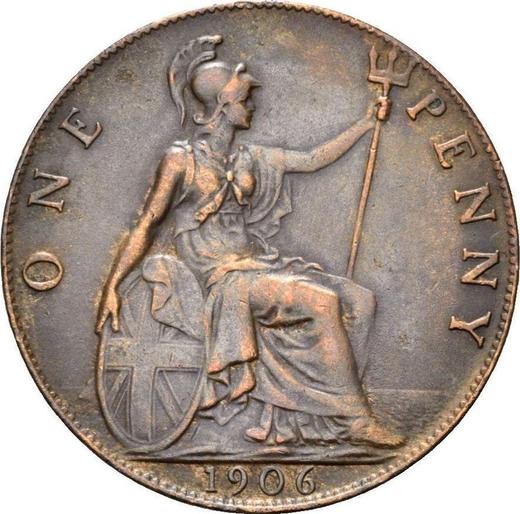 Reverse Penny 1906 "Type 1902-1910" -  Coin Value - United Kingdom, Edward VII