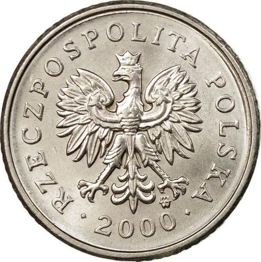 Obverse 10 Groszy 2000 MW -  Coin Value - Poland, III Republic after denomination