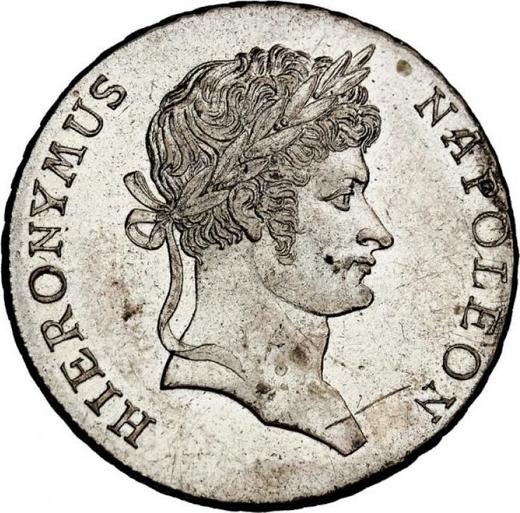 Obverse Thaler 1810 C "Large laurel wreath" - Silver Coin Value - Westphalia, Jérôme Napoléon