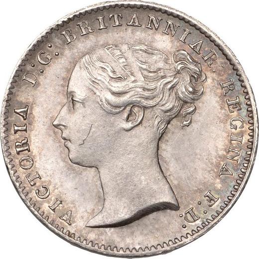Obverse Threepence 1846 - Silver Coin Value - United Kingdom, Victoria