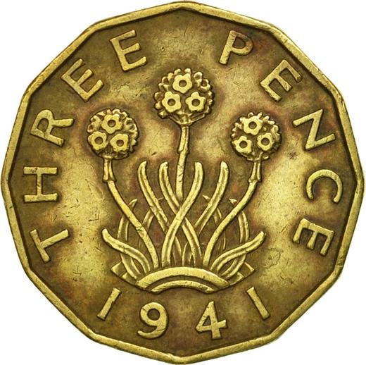 Reverse Threepence 1941 HP "Type 1937-1948" -  Coin Value - United Kingdom, George VI