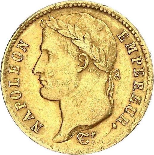 Obverse 20 Francs 1812 W "Type 1809-1815" - Gold Coin Value - France, Napoleon I