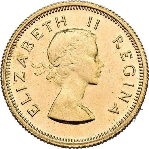 Obverse Half pound 1954 - Gold Coin Value - RSA, Elizabeth II