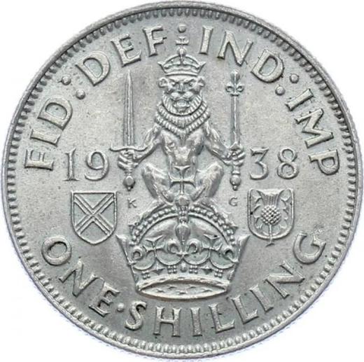 Reverse Shilling 1938 "Type 1937-1946" - Silver Coin Value - United Kingdom, George VI