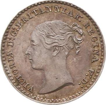 Anverso Penique 1852 - valor de la moneda de plata - Gran Bretaña, Victoria