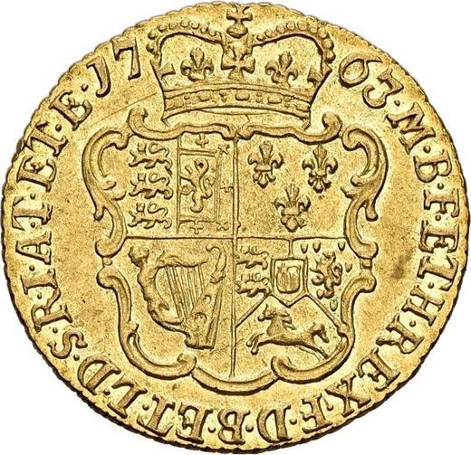 Reverse Half Guinea 1763 "First laureated bust" - Gold Coin Value - United Kingdom, George III
