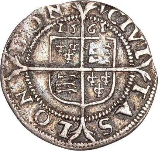 Reverse 1 1/2 Pence 1561 "Third issues" - Silver Coin Value - United Kingdom, Elizabeth I