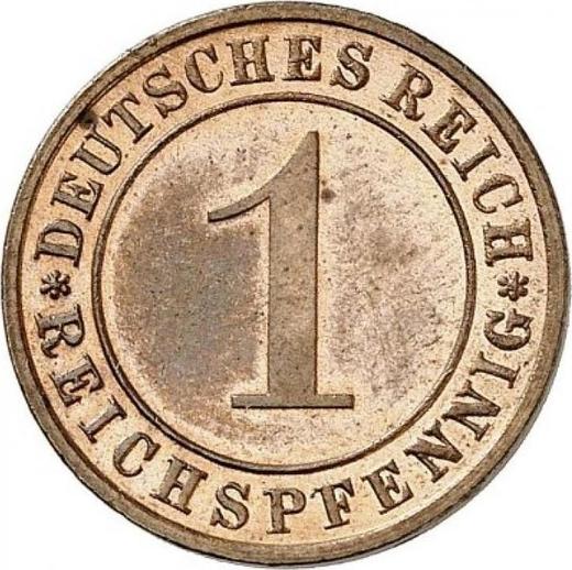 Obverse 1 Reichspfennig 1936 G -  Coin Value - Germany, Weimar Republic
