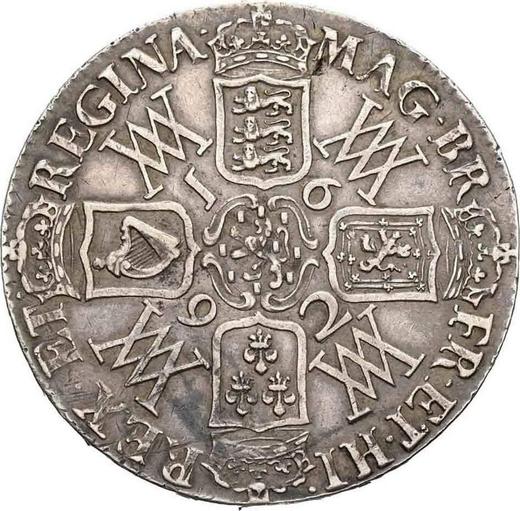 Revers 1 Krone 1692 - Silbermünze Wert - Großbritannien, Wilhelm III und Maria II