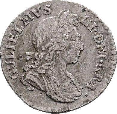 Anverso 2 peniques 1698 - valor de la moneda de plata - Gran Bretaña, Guillermo III