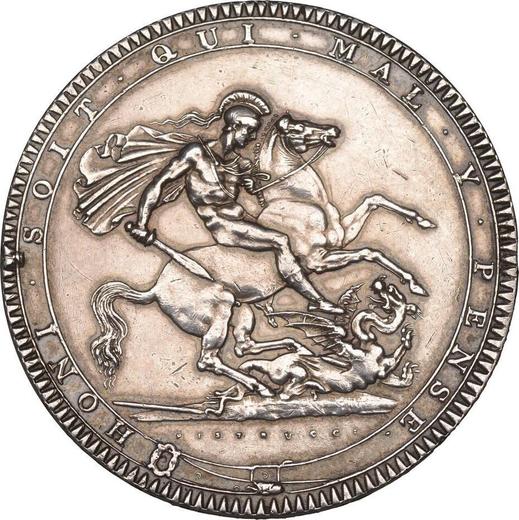 Reverse Crown 1820 Edge "LX" - Silver Coin Value - United Kingdom, George III