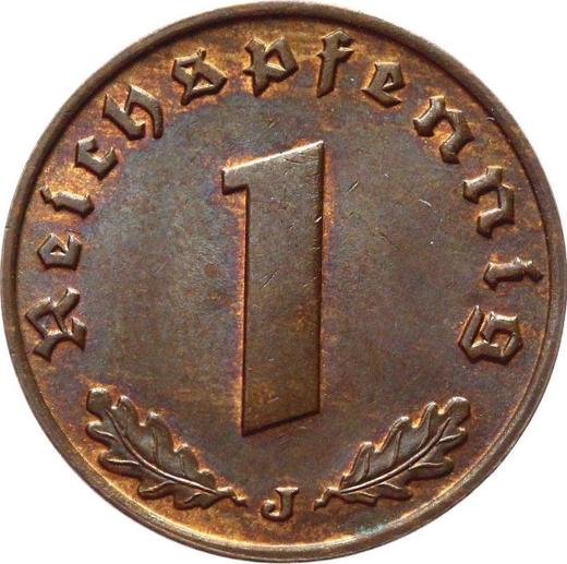Obverse 1 Reichspfennig 1939 J "Type 1936-1940" -  Coin Value - Germany, Third Reich