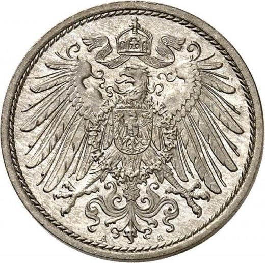 Reverse 10 Pfennig 1909 A "Type 1890-1916" -  Coin Value - Germany, German Empire