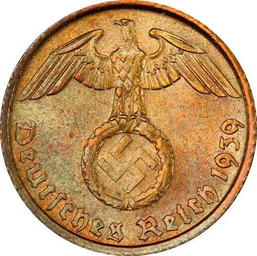 Reverse 5 Reichspfennig 1939 F "Type 1936-1939" -  Coin Value - Germany, Third Reich