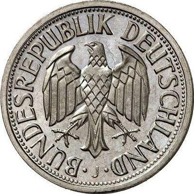 Reverse 1 Mark 1962 J -  Coin Value - Germany, FRG