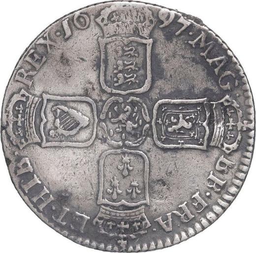 Reverse Shilling 1697 B "First laureated bust" - Silver Coin Value - United Kingdom, William III