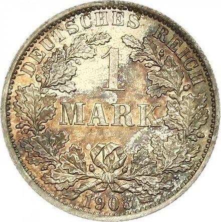 Obverse 1 Mark 1903 A "Type 1891-1916" - Silver Coin Value - Germany, German Empire