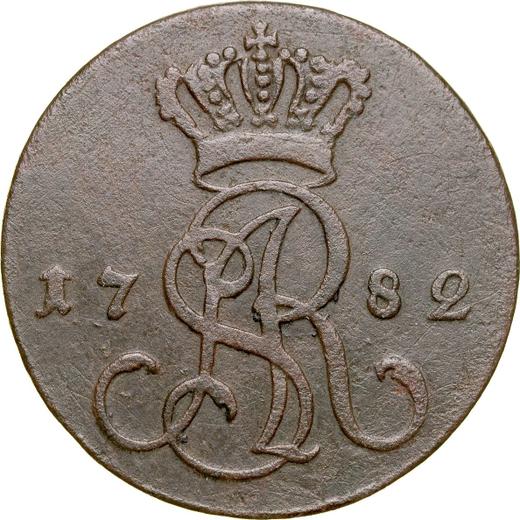Obverse 1 Grosz 1782 EB -  Coin Value - Poland, Stanislaus II Augustus