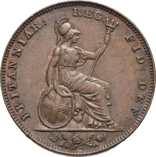 Reverse Farthing 1845 WW - Coin Value - United Kingdom, Victoria