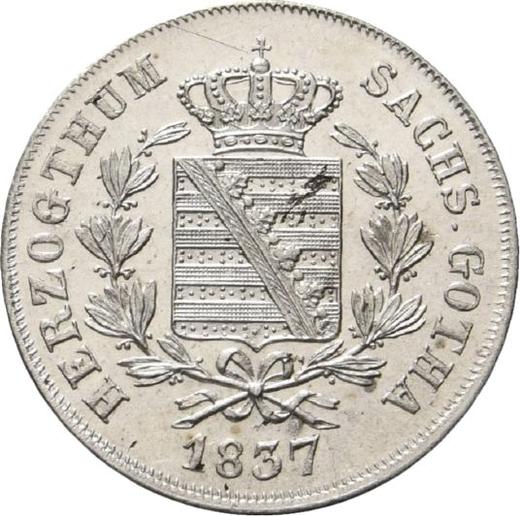 Obverse 1 Groschen 1837 - Silver Coin Value - Saxe-Coburg and Gotha, Ernest I