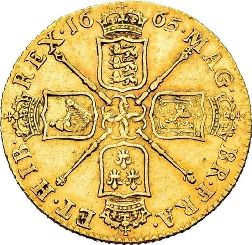 Reverse Guinea 1665 "Third laureate bust" Elephant - Gold Coin Value - United Kingdom, Charles II
