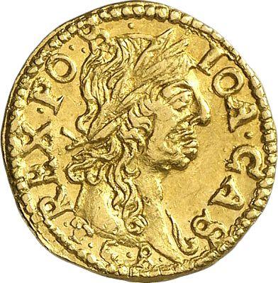 Avers 1/2 Dukat 1665 TLB "Litauen" - Goldmünze Wert - Polen, Johann II Kasimir