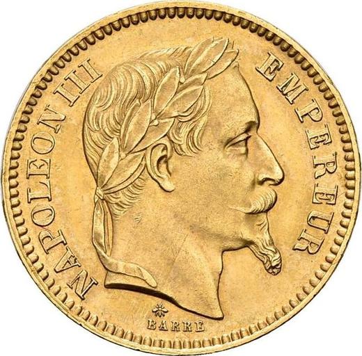 Obverse 20 Francs 1862 A "Type 1861-1870" - Gold Coin Value - France, Napoleon III