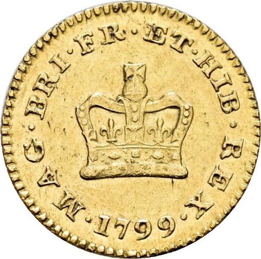 Reverse Third Guinea 1799 "First laureated bust" - Gold Coin Value - United Kingdom, George III