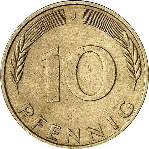 Obverse 10 Pfennig 1971 J -  Coin Value - Germany, FRG