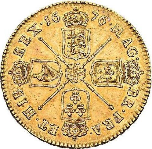 Reverse Five guineas 1676 "First laureated bust" - Gold Coin Value - United Kingdom, Charles II