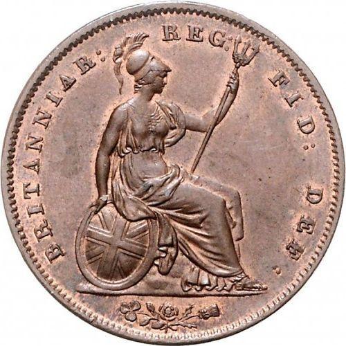 Reverse Penny 1845 WW "Type 1839-1860" -  Coin Value - United Kingdom, Victoria