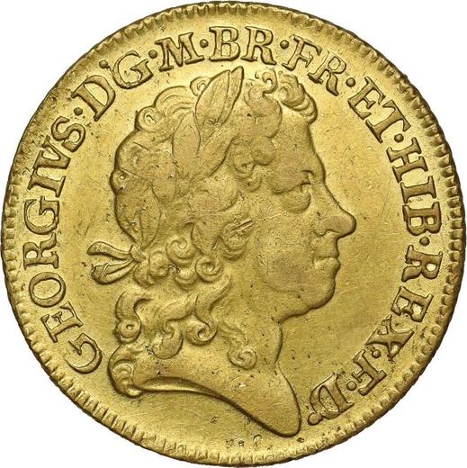 Obverse Guinea 1717 "Fourth laureate bust" - Gold Coin Value - United Kingdom, George I