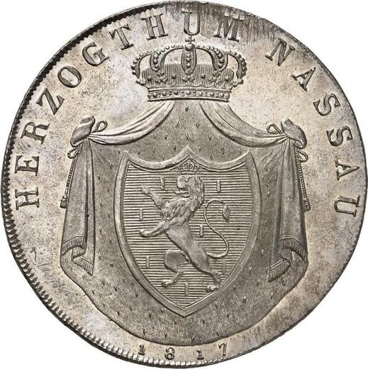 Obverse Thaler 1817 CT L - Silver Coin Value - Nassau, William