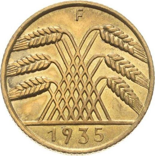 Reverso 10 Reichspfennigs 1935 F - valor de la moneda - Alemania, República de Weimar