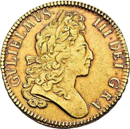 Obverse Five guineas 1699 "First laureated bust" - Gold Coin Value - United Kingdom, William III