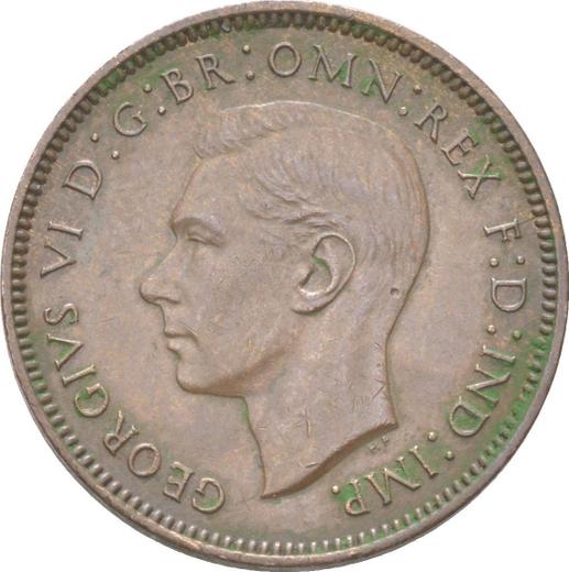 Obverse Farthing 1941 HP -  Coin Value - United Kingdom, George VI