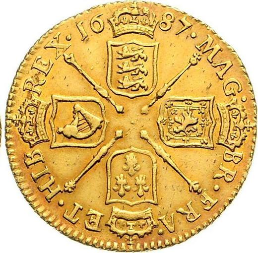 Reverse Guinea 1687 "Second laureate head" - Gold Coin Value - United Kingdom, James II