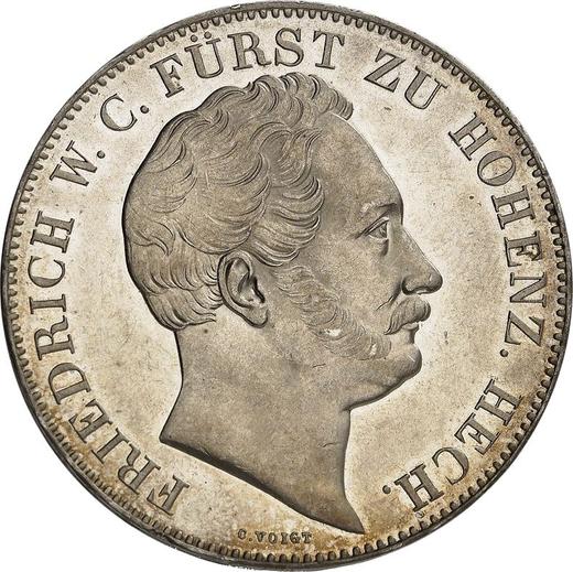 Obverse 2 Thaler 1845 - Silver Coin Value - Hohenzollern-Hechingen, Constantine