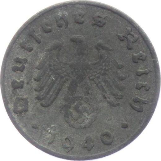 Reverse 10 Reichspfennig 1940 E "Type 1940-1945" -  Coin Value - Germany, Third Reich