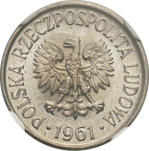 Obverse 5 Groszy 1961 -  Coin Value - Poland, Peoples Republic