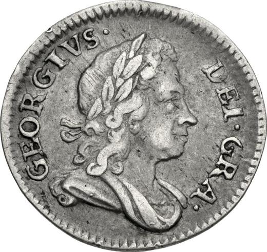 Obverse Threepence 1721 - Silver Coin Value - United Kingdom, George I