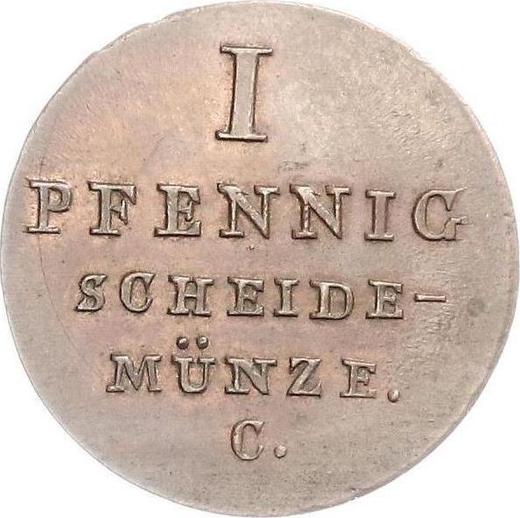 Revers 1 Pfennig 1827 C - Münze Wert - Hannover, Georg IV