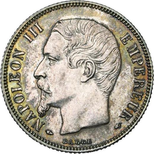 Obverse 1 Franc 1853 A "Type 1853-1863" - Silver Coin Value - France, Napoleon III