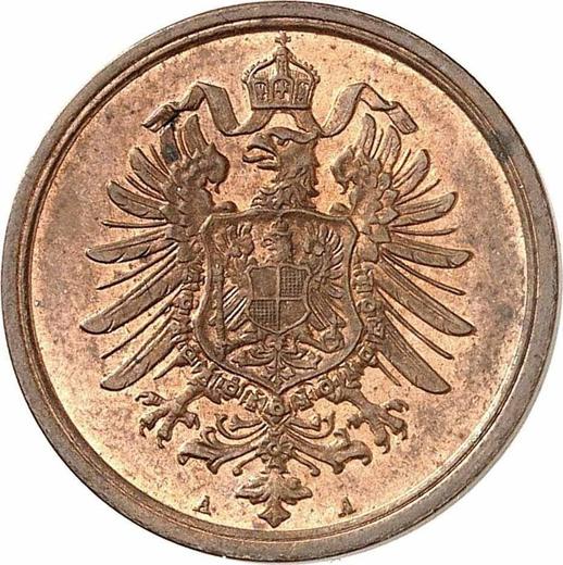 Revers 2 Pfennig 1876 A "Typ 1873-1877" - Münze Wert - Deutschland, Deutsches Kaiserreich