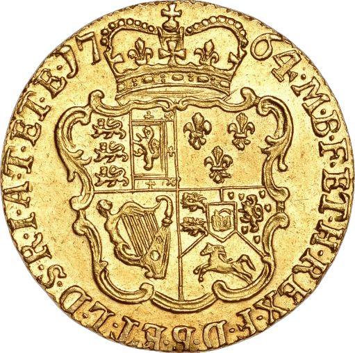 Reverse Half Guinea 1764 "Second laureate bust" - Gold Coin Value - United Kingdom, George III
