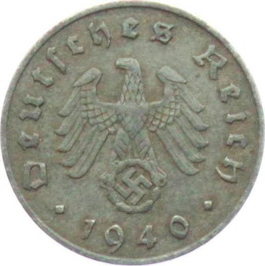 Reverse 10 Reichspfennig 1940 J "Type 1940-1945" -  Coin Value - Germany, Third Reich