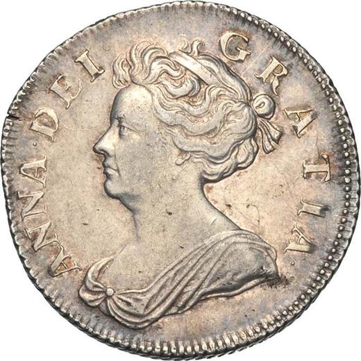 Avers 1 Schilling 1705 "Zweiter Porträttyp" - Silbermünze Wert - Großbritannien, Anne