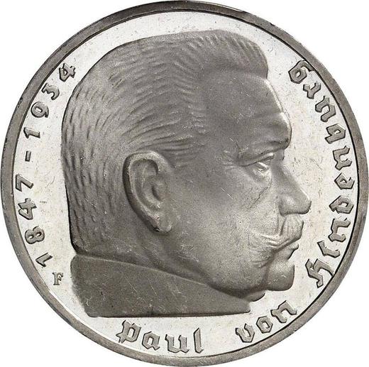 Obverse 5 Reichsmark 1936 F "Type 1936-1939" - Silver Coin Value - Germany, Third Reich