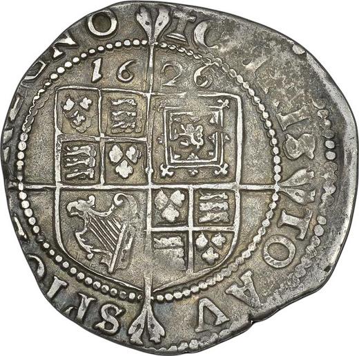 Reverse Sixpence 1626 "First draped bust" - Silver Coin Value - United Kingdom, Charles I